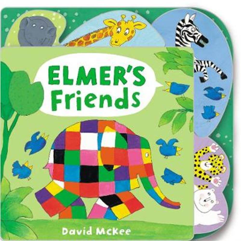 Elmer's Friends: Tabbed Board Book - David McKee